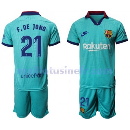 Maillot de Foot FC Barcelone F.De Jong 21 Troisième 2019-20 - Enfant